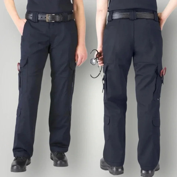 5.11 Tactical | EMS Cargo Pants UPF 50 Dark Navy Blue 19 Pockets Teflon Work - Picture 9 of 10